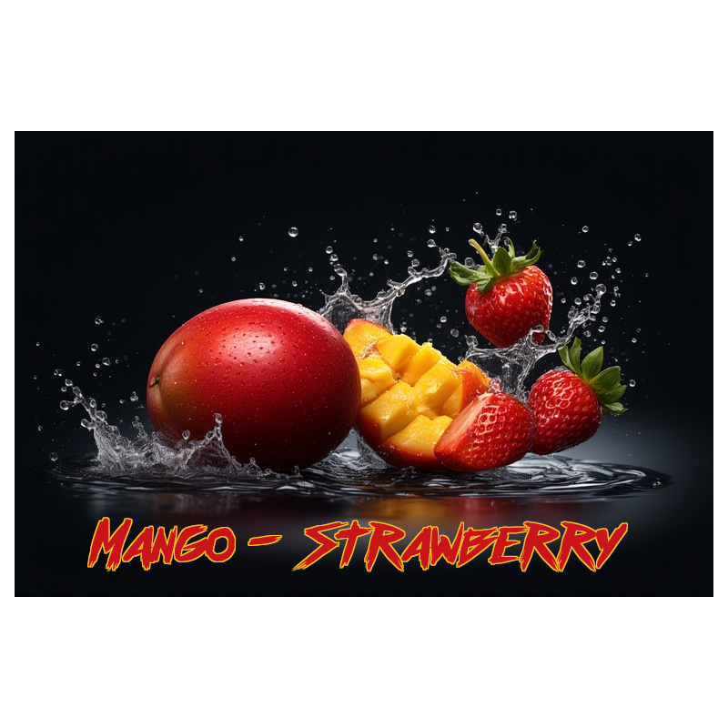 Quinnas online shop
Vape juice - Mango & Strawberry